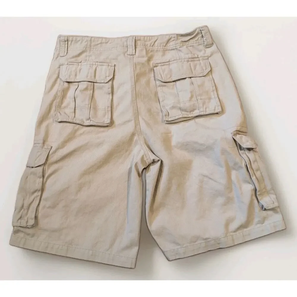 Vintage Y2K 10000 Ft Above Sea Level Cargo Shorts Mens 36 Baggy 23